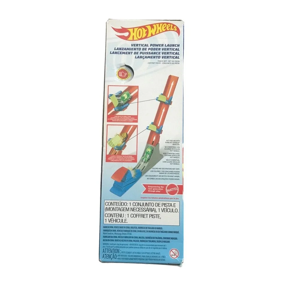 Hot Wheels Action Vertical Power Launch Track Set Includes 1 Diecast Car
